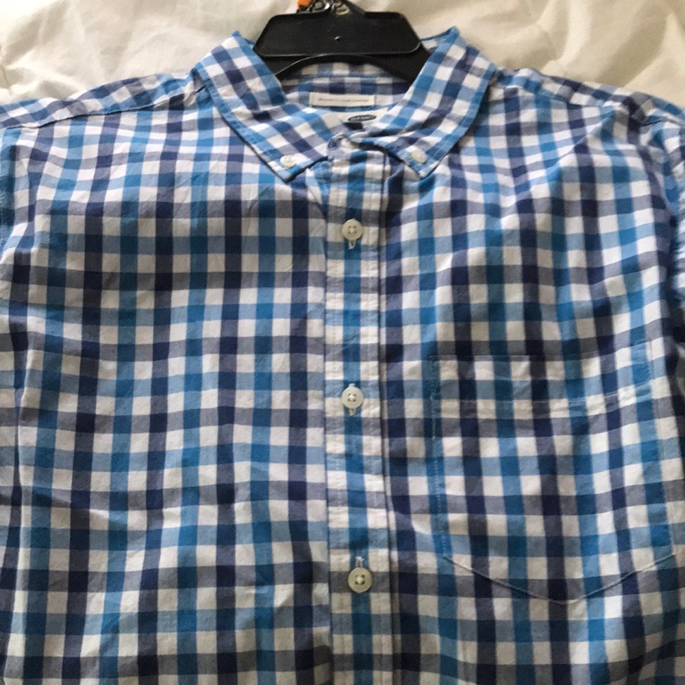 Old Navy Blue casual dress shirt